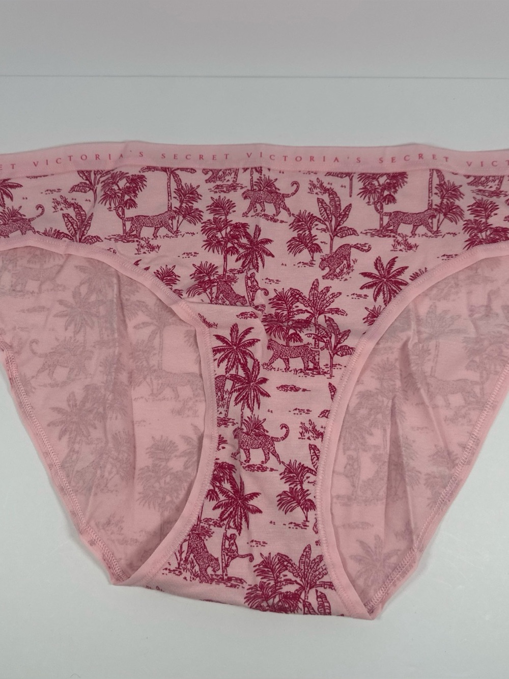 Victoria's Secret Pink Tropical Print Bikini Panty - Rose Print